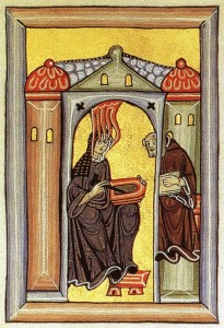 Hildegard von Bingen in "Scivias", 1151/52