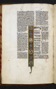 Initales i. England oder Frankreich, spätes 12. Jahrhundert (British Library, Royal MS 4 D II, f. 2v).