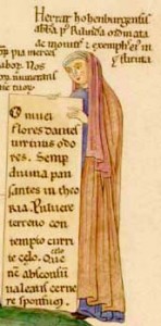 Herrad von Landsberg in "Hortus deliciarum", ca. 1180